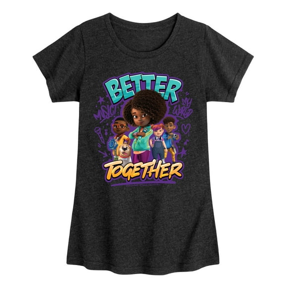 Karma's World - Better Together - Toddler And Youth Girls Fitted Short Sleeve Graphic T-Shirt