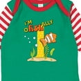 thumbnail image 4 of Inktastic I'm O-fish-ally One Cute Clownfish First Birthday Boys or Girls Long Sleeve Baby Bodysuit, 4 of 5