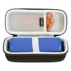 LTGEM Portable Hard EVA Carrying Case for JBL Flip 3 or JBL Flip 4 Bluetooth Speaker with USB Cable and Accessories