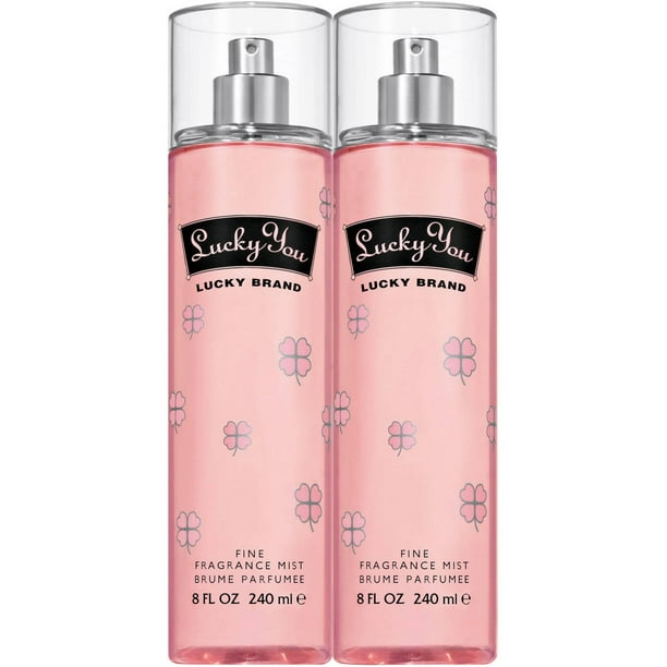 Lucky Brand Lucky You Fragrance Mist for Women, 8 fl oz, 2 count