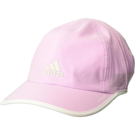adidas Women's Superlite 2 Relaxed Adjustable Performance Cap Color Bliss Lilac Purple/White One Size