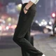 thumbnail image 5 of Pantalones de traje de negocios para hombre, de corte entallado, holgados y elásticos, de estilo informal, de verano, a la moda y económicos, 5 of 5