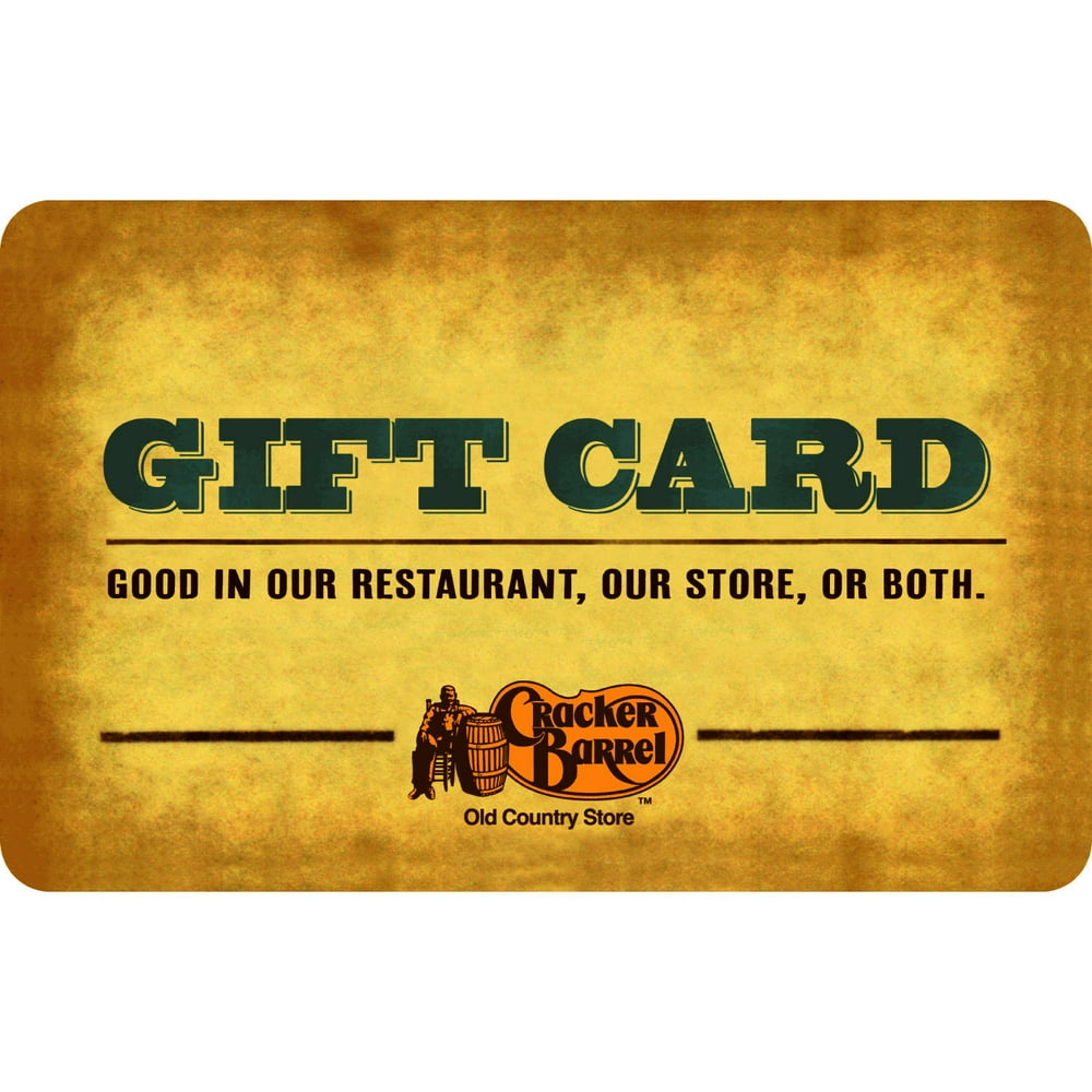 Cracker Barrel 25 Gift Card