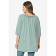 thumbnail image 2 of Ellos Women's Crochet Trim Tunic Tunic, 2 of 6