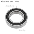 thumbnail image 2 of Uxcell Deep Groove Ball Bearings Metric Double Sealed High Carbon Steel Z2 Bearing, 40mmx68mmx15mm, 2 of 4