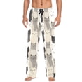 thumbnail image 7 of FORMRS Mens Pajama Pants with Pockets Soft Cotton Sleepwear Lounge Bottoms, Sizes S-2XL, Beige Cute Cats, 7 of 7