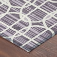thumbnail image 3 of Addison Rugs Chantille Indoor/Outdoor Transitional Geometric Plum Machine Washable Round Rug, 8' x 8', 3 of 7