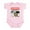 Petal Pink, variant on CafePress - Protected By Beagle Infant Bodysuit - Baby Light Bodysuit, Size Newborn - 24 Months