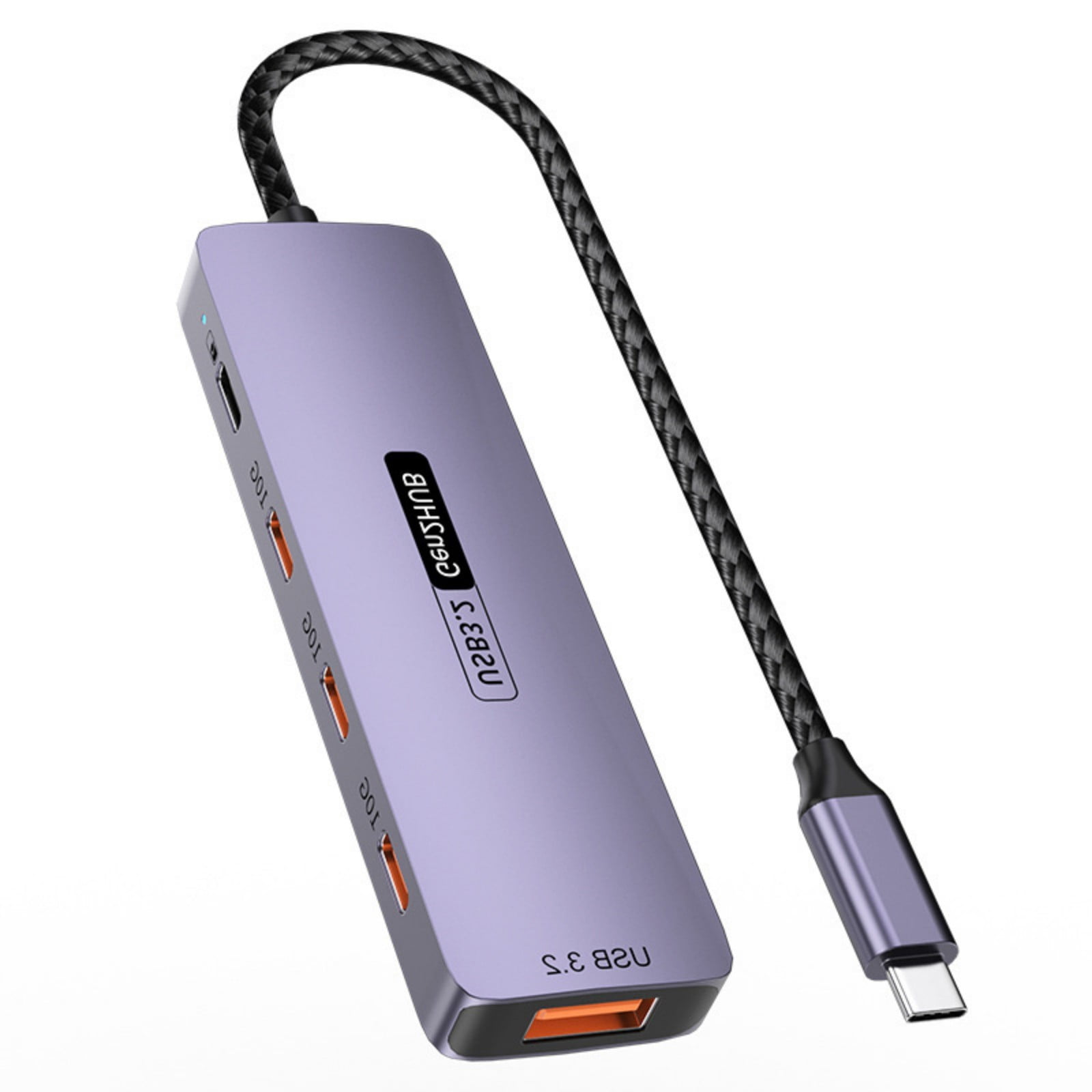 Fast Speed USB C Hubs 10Gbps PD100W 140W Power Delivery USB 3.2 Splitter Adapters For Laptop Phone 4K HDTV Connectivitys