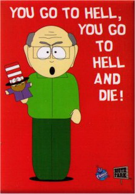 South Park Garrison Go To Hell And Die Magnet Hm35