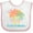 White and Pink, variant on Inktastic Santa Barbara California Girls Baby Bib