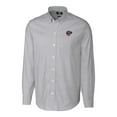 thumbnail image 2 of Men's Cutter & Buck  Charcoal Jacksonville Suns Big & Tall Oxford Stretch Stripe Long Sleeve Button-Down Dress Shirt, 2 of 3