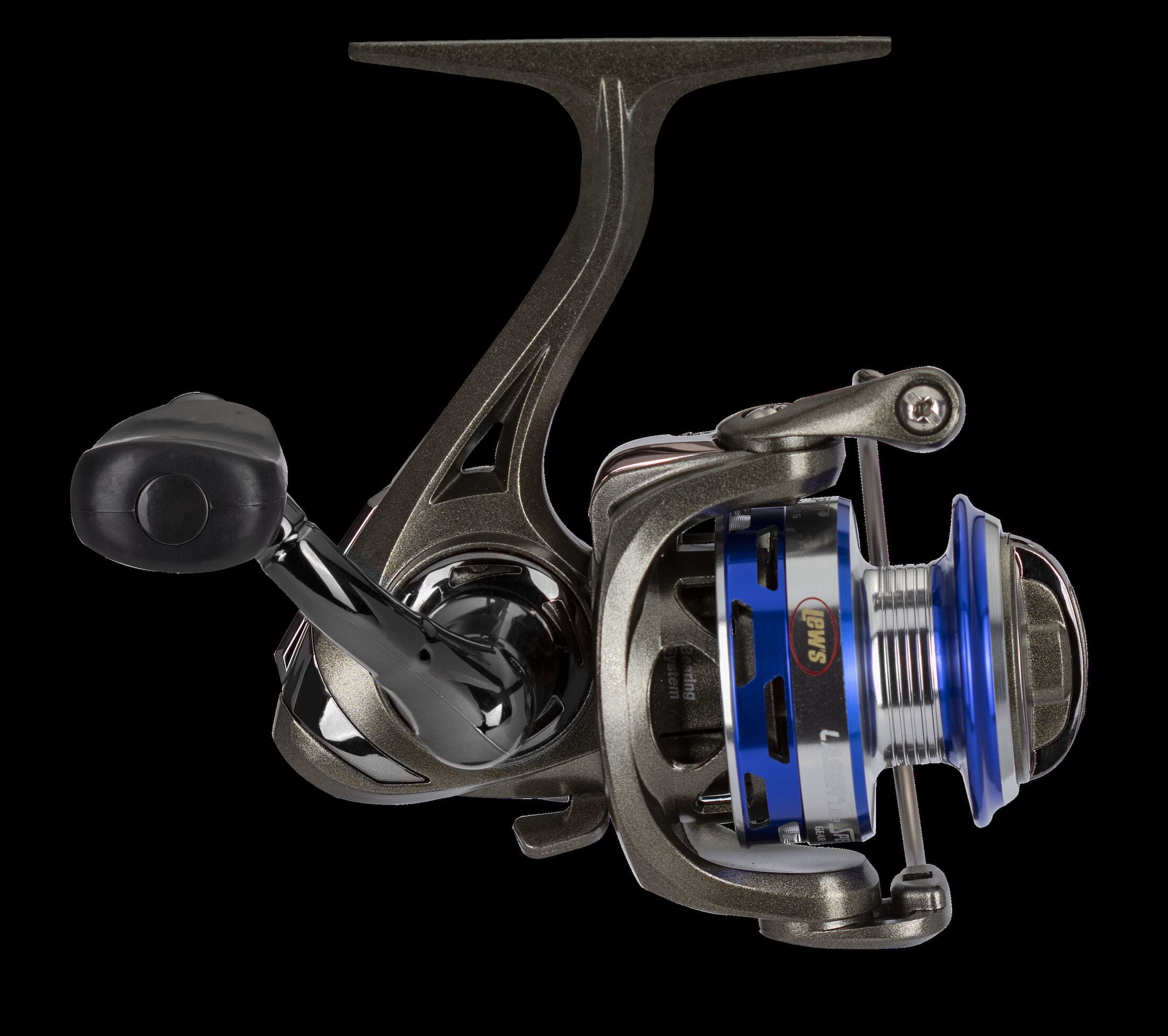 Lew's Laser Lite Spinning Fishing Reel, Size 100 Reel, Silver