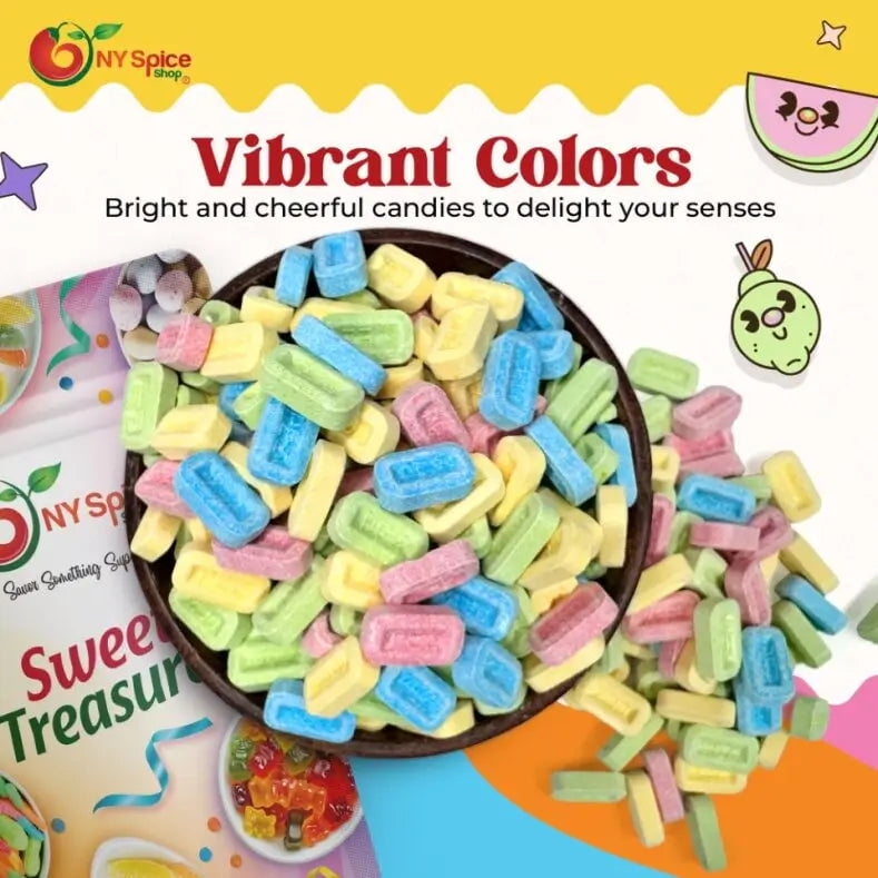 NY SPICE SHOP PEZ Mix Sour Candy - 3 Pound - Pez Candy - Pez Singles - Pez Candy Refills - Bulk Unwrapped Pez Candy