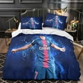 thumbnail image 3 of Houkig Kylian Mbappe Crib Set, Sports Mattress Protector, 3d Football Superstar Design, Microfibre, 3 Piece Set With Zip And 2 Pillowcases, ., 3 of 5