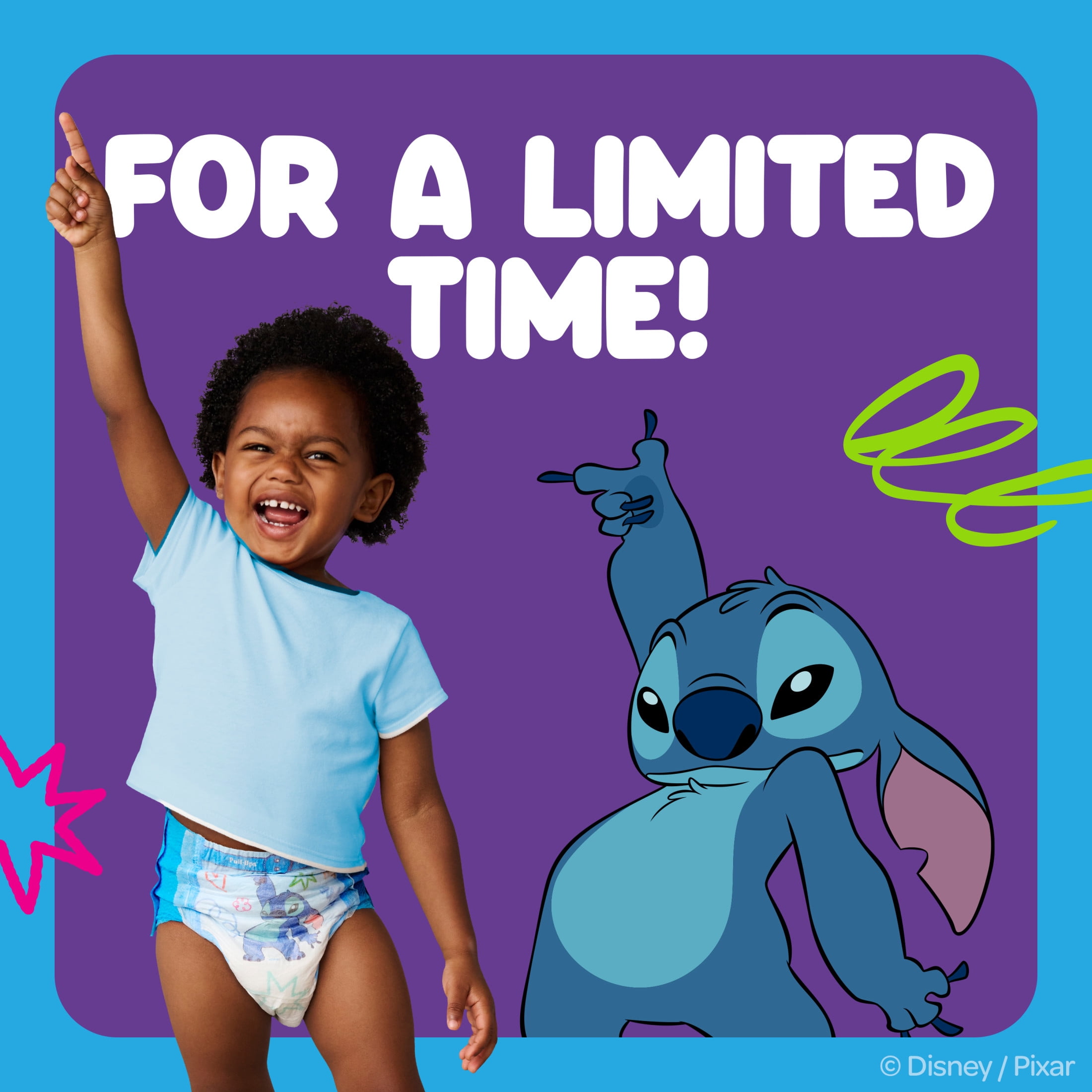 (2 pack) Pull-Ups Boys Potty Training Pants Disney Special Edition, 4T-5T, 60 Count