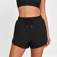 thumbnail image 5 of Wensltd Women Short Drawstring Elastic Waist Summer Beach Casual Shorts, 5 of 5