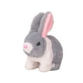 thumbnail image 5 of Electric Rabbit Toys, Wiggling Ears, Electric Plush Toy Realistic Bunny Doll, Early Education Stuffed Animal for Bedtime Friend Party Favor Gray White, 5 of 8