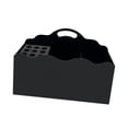 thumbnail image 4 of Organizador de herramientas de peluquería Organizador de escritorio de la caja Espacio guardado de suministros prácticos de peluquería para clips de Negro, 4 of 8