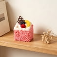 thumbnail image 6 of Artificial French Cake Decor, Realistic Fake Dessert Display Ornament with Lifelike Cream Fruit Design, Mini Cake Decoration for Kitchen Refrigerator Shelf Store Display Home Decor, 6 of 6