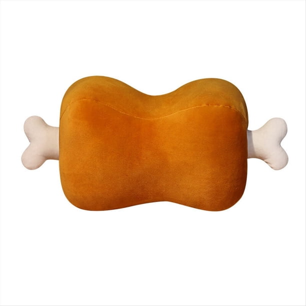 Almohada de Hueso de Carne Almohada de Siesta Divertida Simulación de Pierna de Pollo Grande Juguete de Peluche Niño y Niña Muñeca de Regalo