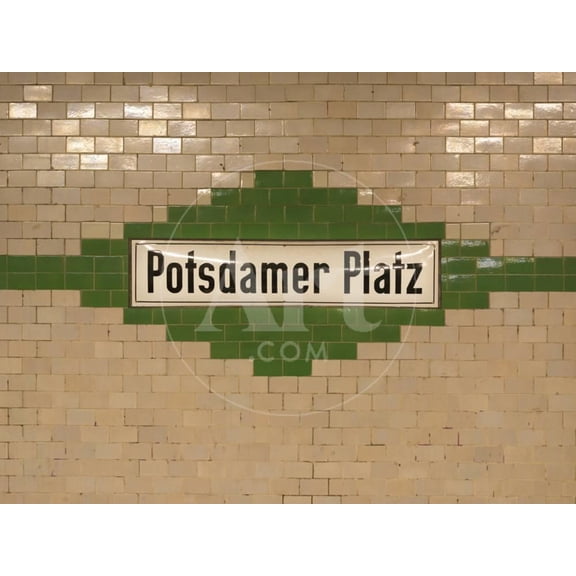 Berlin Subway Station, Unframed Photographic Print Wall Art by hansenn Sold by ArtCom