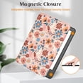 thumbnail image 3 of Case for 7" Kindle Paperwhite 12th & Kindle Colorsoft Signature Edition 2024 2025, PU Leather Cover with Hand Strap & Auto Sleep/Wake for 7 inch Paperwhite E-Reader & Colorsoft, Matisse Daisy, 3 of 7