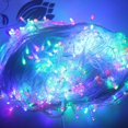 thumbnail image 1 of Cadena de luces enchufables, 164 pies/50 m, 400 LED, resistente al agua, con cable de cobre para dormitorio, Navidad, pared, cumpleaños, fiesta, boda, Año Nuevo y decoración interior y exterior., 1 of 5