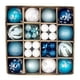thumbnail image 4 of 44 bolas navideñas de plástico, irrompibles, reutilizables, con lazo para colgar, de 3 a 6 cm, para decoración de árboles de Navidad, 4 of 5