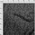thumbnail image 3 of oneOone Polyester Spandex Gray Fabric Floral Craft Projects Decor Fabric Printed By The Yard 56 Inch Wide, 3 of 5
