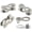 Silver, variant on 4 Pairs Bicycle Missing Link 9 Speed Chain Reusable Steel Bike Chain Link