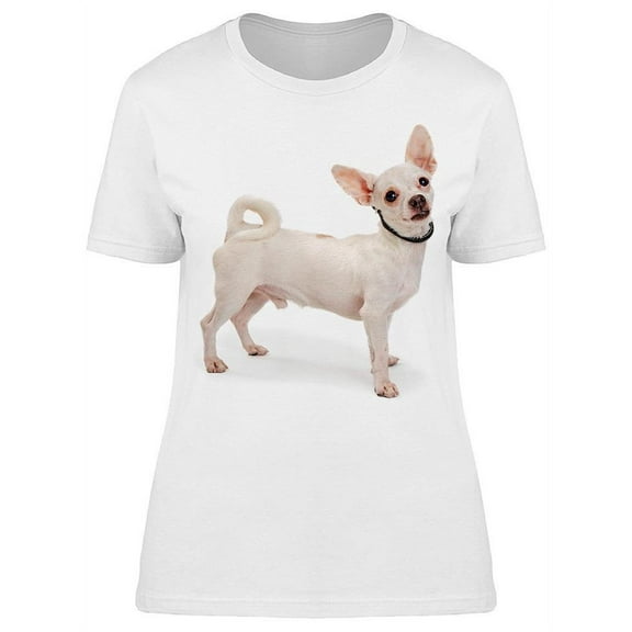 Cute Chihuahua Sideways T-Shirt Women -Image by Shutterstock, Female x-Large
