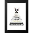 thumbnail image 2 of Amanda Greenwood 13x18 Black Modern Framed Museum Art Print Titled - Frenchie Bookstack V, 2 of 5