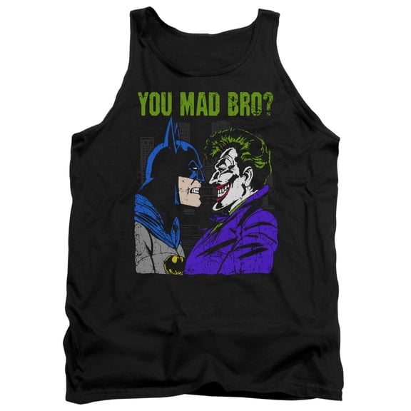 DC Comics Mad Bro Adult Tank Top Black