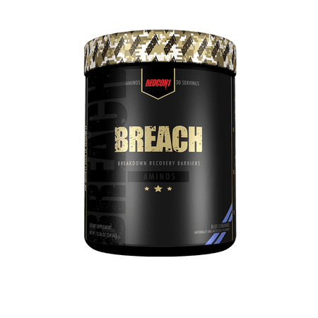 Redcon1, Breach, Branched Chain Amino Acids, Blue Lemonade, Powder, 30 Servings