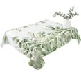 thumbnail image 2 of Green Eucalyptus Table Cloth Waterproof Tablecloths, Farmhouse Botanical Leaves Tablecloth Dining Table Cover for Kitchen Party Tabletop Outdoor, Rectangle Tablecloth 52x70 Inch, 2 of 9