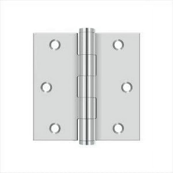 Deltana SS33U32 3" x 3" Square Hinge; Bright Stainless Steel Finish