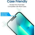 thumbnail image 5 of (3 Pack) amFilm iPhone 14 /iPhone 13 / iPhone 13 Pro Tempered Glass Screen Protector (6.1"), 5 of 6
