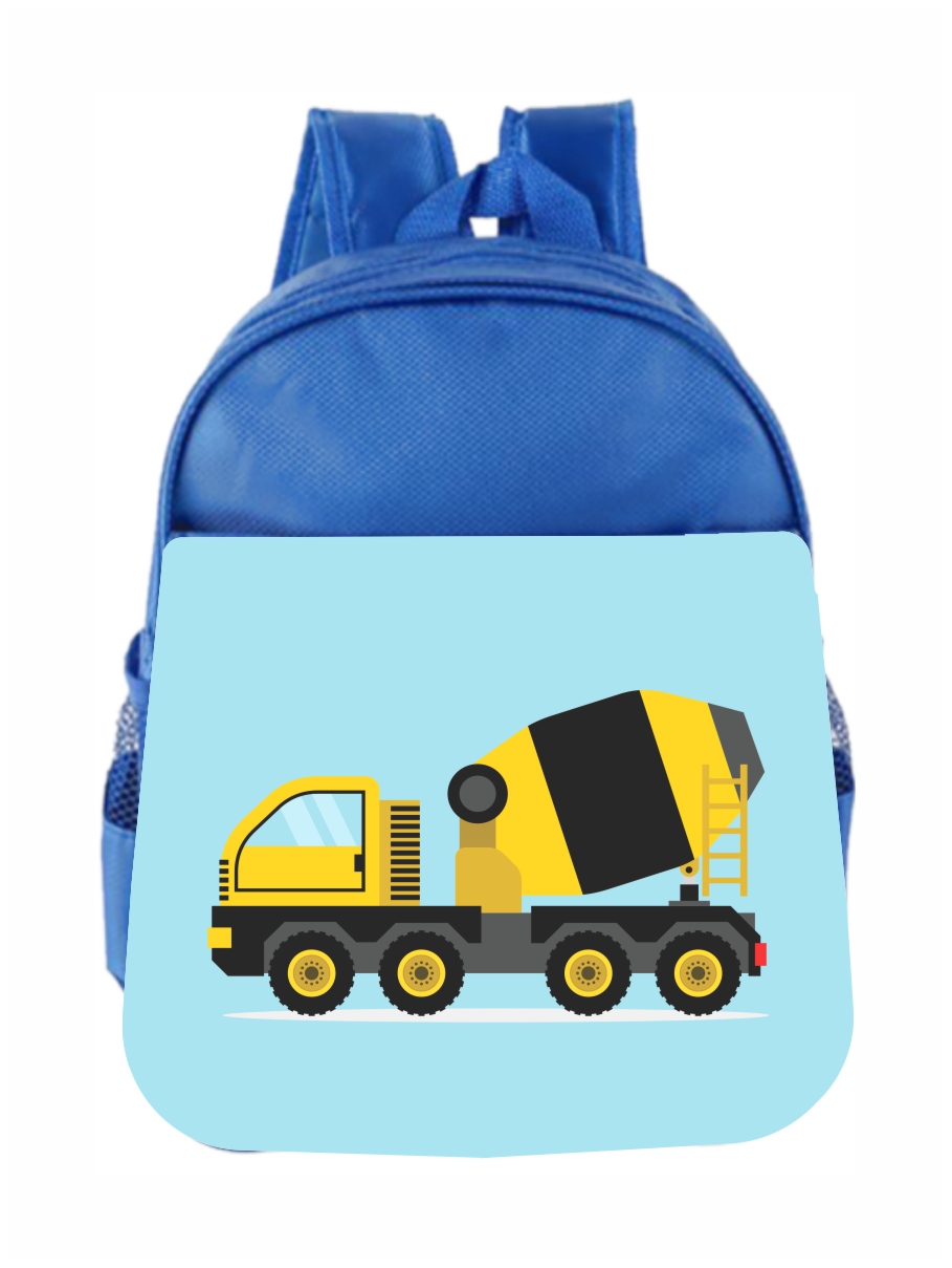 Toddler Backpack Truck Cement Mixer Kids Backpack Toddler