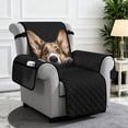 thumbnail image 4 of SCRAWLGOD Corgi Print Recliner Chair Covers for Pets Non Slip Universal Furniture Protector Washable Recliner Chair Cover with Pocket, 4 of 7