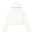 thumbnail image 6 of T Shirts Women Hooded Short Sleeve Cropped Athletic Solid Print Sun Protection Jacket Activewear Tees for Women L, 6 of 6