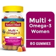 thumbnail image 4 of (2 pack) Nature Made Womens Multivitamin + Omega-3 Gummies for Daily Nutritional Support, 80 Count, 4 of 15