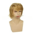 thumbnail image 3 of Men's wigs short hair, men's wig replacement wigs realistic men's wigs, synthetic wigs for men's Christmas daily wear, 3 of 7