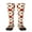 2 Black-2, variant on Fruit Apples Print Contrast Color Stockings, Elastic Sports Socks Warm Socks Clothing Accessories, Adult Unisex