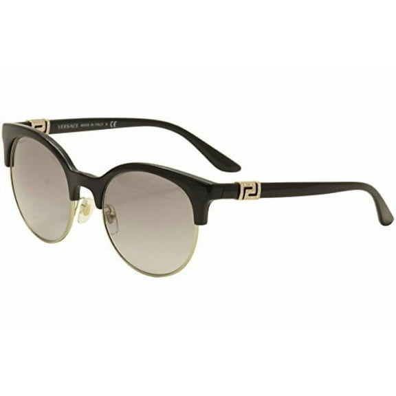 VERSACE 0VE4326B BLACK/PALE GOLD FRAME, SIZE 53