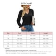 thumbnail image 4 of Camisas de encaje para mujer, blusa de encaje para mujer, camisa de encaje de poliéster con cuello en V para mujer, blusa de encaje de manga larga para mujer, diseño de última generación, 4 of 5