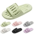 thumbnail image 4 of Shower Slippers for Women Men Quick Dry Non Slip Bathroom Dorm Home Slides Shoes with Holes Indoor Slip-On, 4 of 6