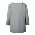 thumbnail image 5 of Jiyugala Women's Button Down Shirts Plus Size Loose Casual Tops, 5 of 5