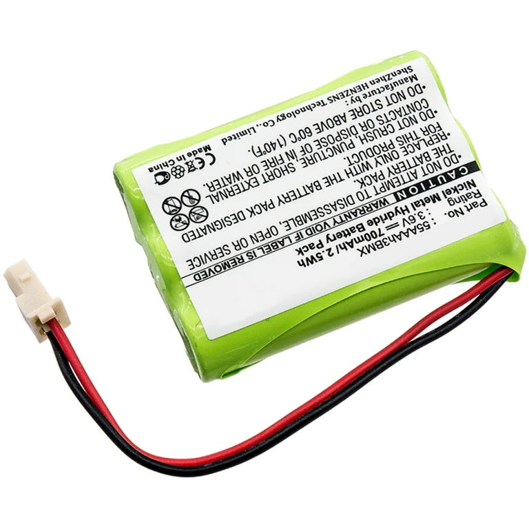 Batteries N Accessories BNA-WB-CPH-464J Cordless Phone Battery - 3.6V, 700 mAh, Ultra High Battery - Replacement for GE GE 2-6401 Battery - Walmart.com