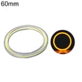 thumbnail image 3 of Walbest 1PC 2 36" Projector Universal RGB LED Fog Light White COB Angel Eye Rings DRL Driving Bulbs (Yellow), 3 of 7